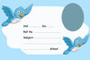 Blue Bird Name Slips