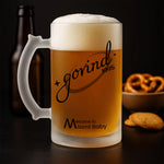Personalized Frosted Beer Mug | Custom Name & Message | Love Craft Gifts
