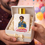 Happy Birthday Personalized Cartoon Perfume – Bellavita White Oud Eau De Parfum (100ml) | Love Craft Gifts