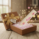 Personalized Blossom Acrylic Name Scale | 15 cm | Love Craft Gifts