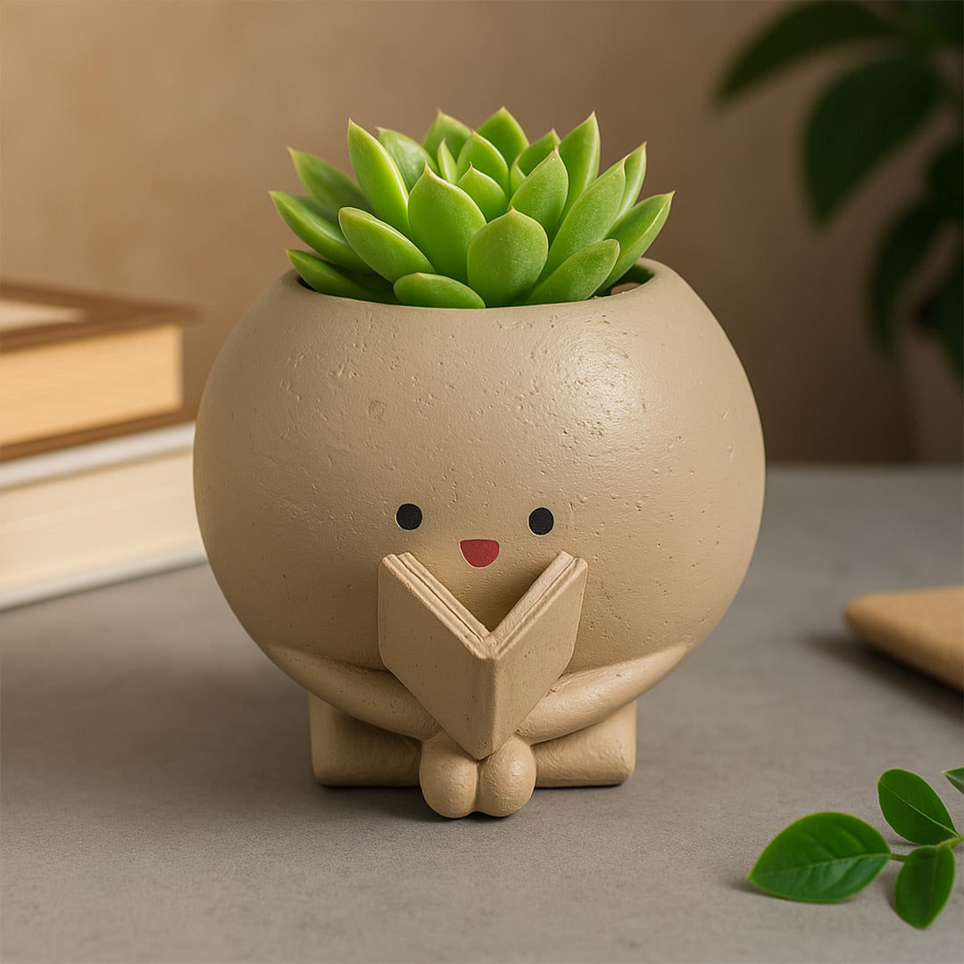 Bookworm Plant Pot | Love Craft Gifts