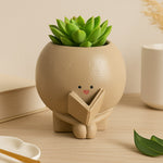 Cute Bookworm Plant Pot  | Love Craft Gifts