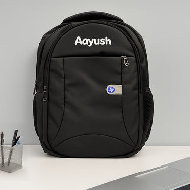 Personalized HP Laptop Backpack – Custom Name School & Office Bag | Love Craft Gifts