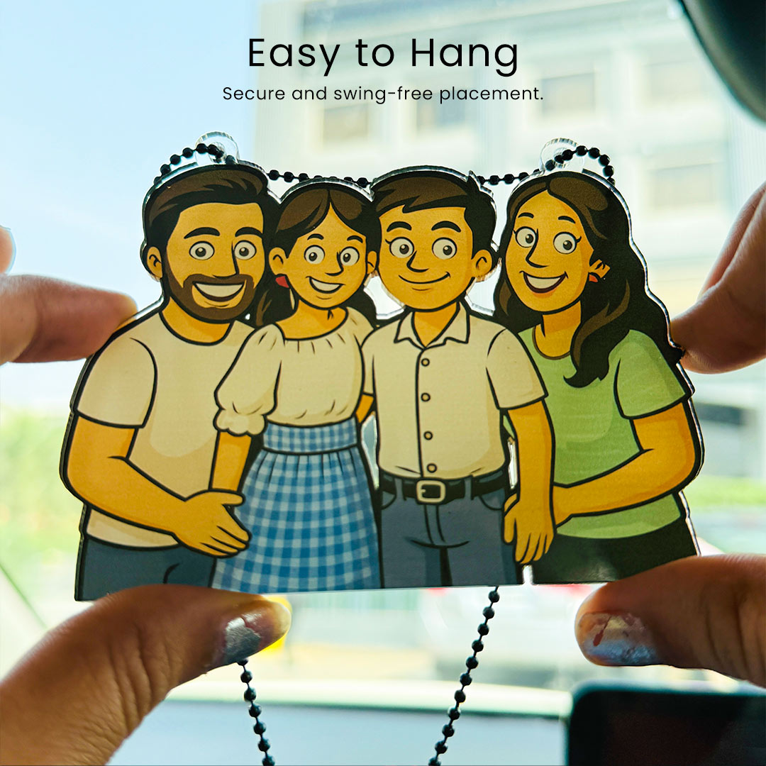 Family Ghibli Car Hanger | Love Craft Gifts