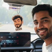 Personalized Cartoon Car Hanger – 2×3"