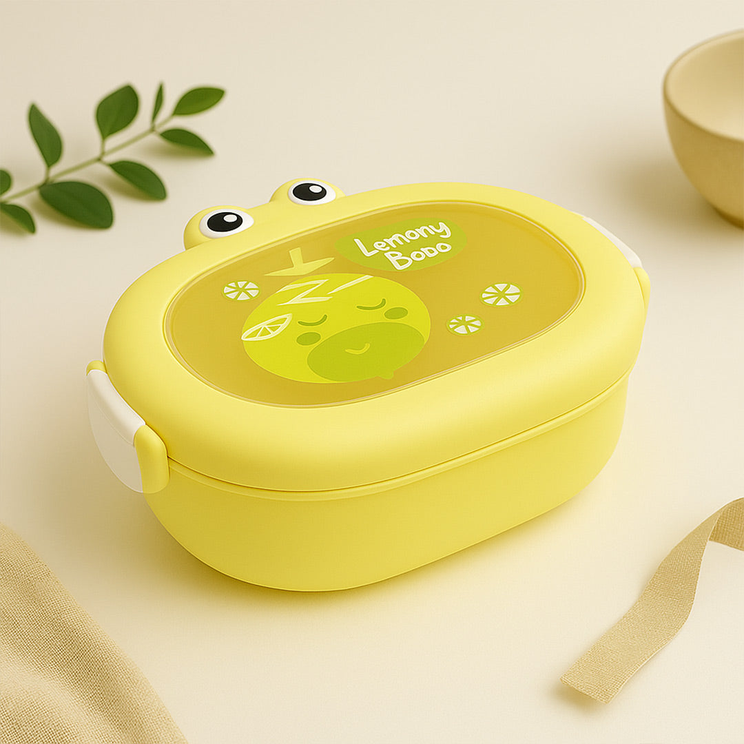 BoBo Cartoon Eye Lunchbox Set – Grape, Strawberry & Lemon Themed Bento for Kids | Love Craft Gifts