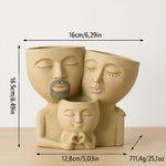 Cute Ceramic Family Planter