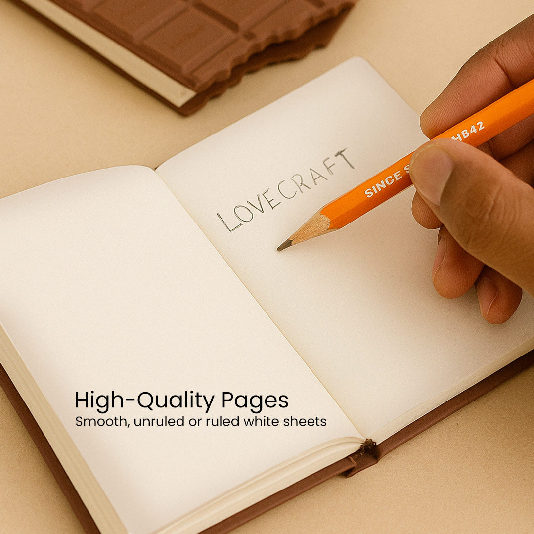 Chocolate Bar Fragrance Notebook – Unique 3D Design Journal | Love Craft Gifts