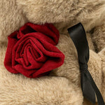 Hug-Me Rose Teddy Plush (2 Colors) | Love Craft Gifts