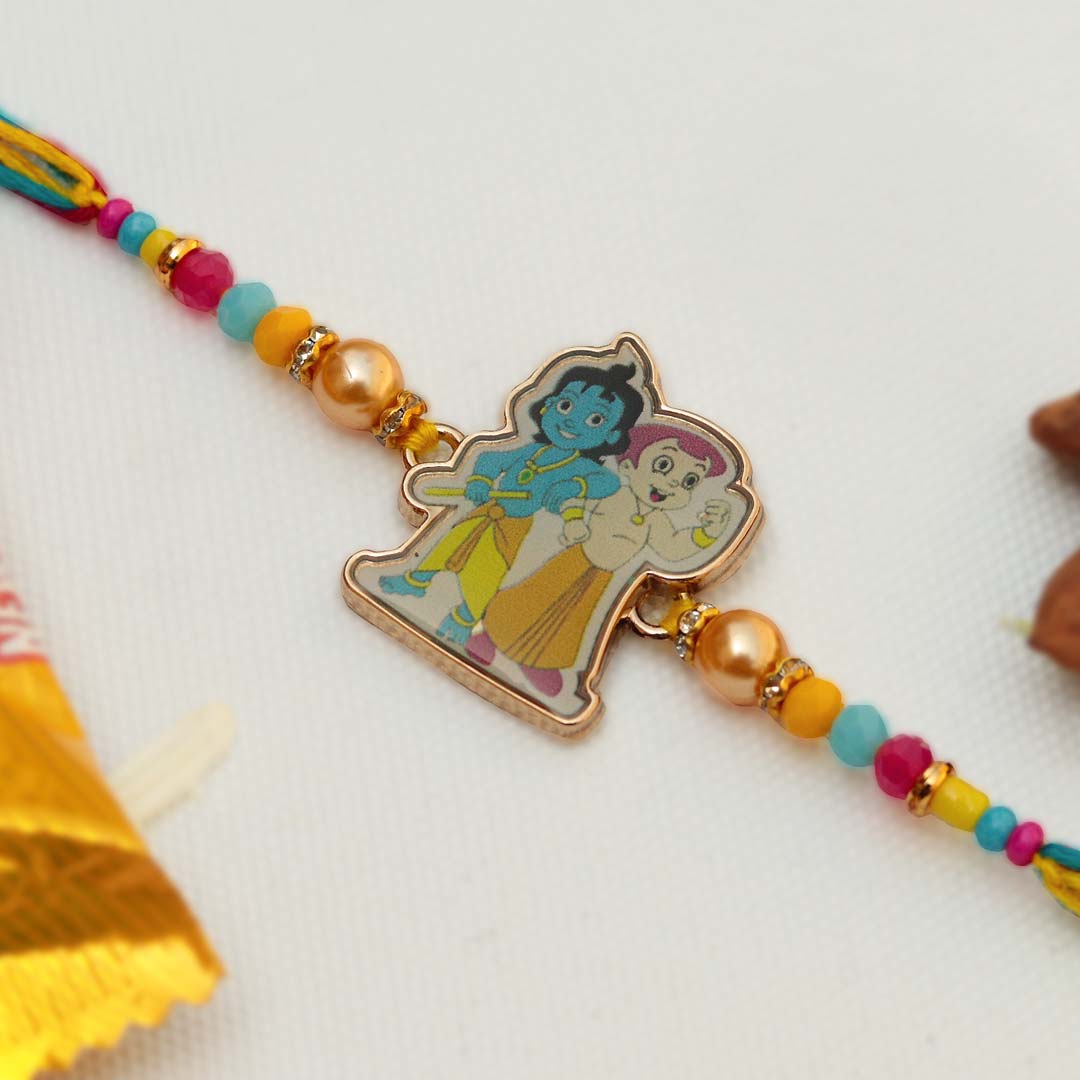  Kids Cartoon Rakhi Combo – Chhota Bheem & Doraemon | Love Craft Gifts