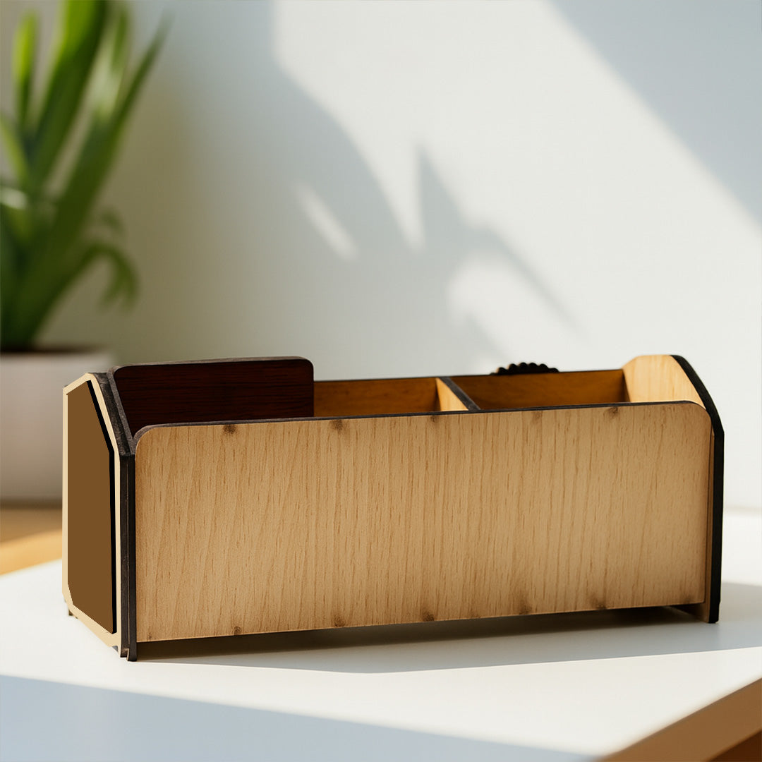 Personalized Wooden Desk Calendar (4x7 inch) with Name & Logo | Love Craft Gifts