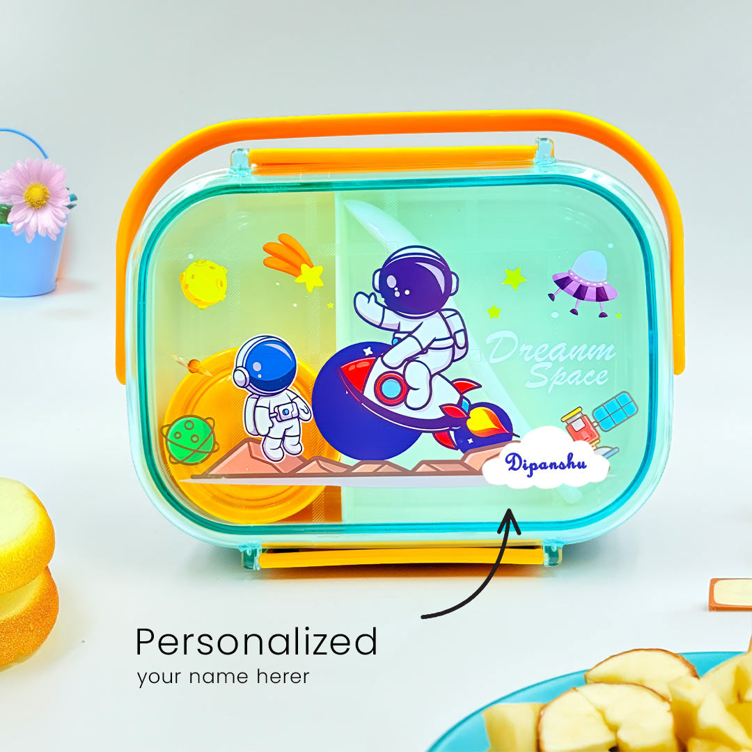 Customized Big Lunch Box with Unicorn/Dragon Design