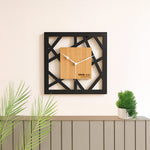Personalized Geometric Wooden Wall Clock | Love Craft Gifts