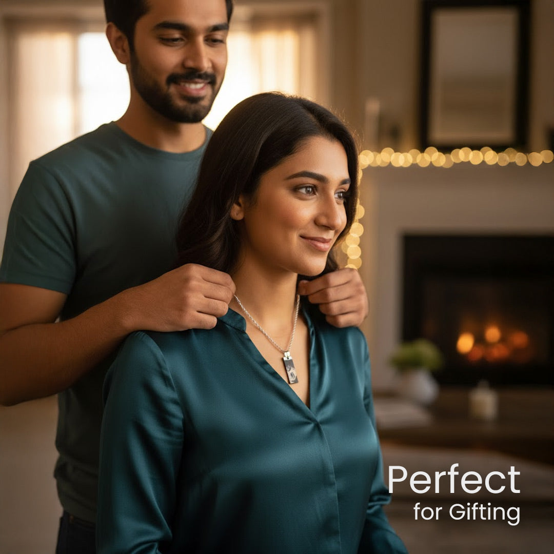 Personalized Eye Engraved Pendant Necklace | Love Craft Gifts