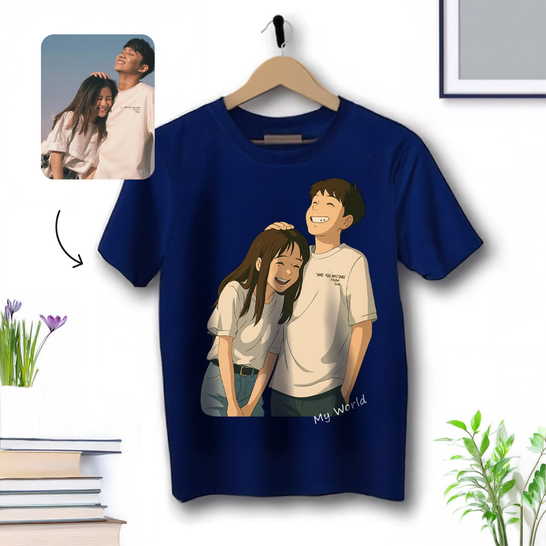 Custom Ghibli White T-shirts | Love Craft Gifts