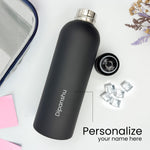 Black Custom  Water Bottle| Love Craft Gifts