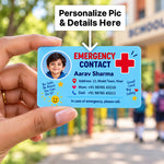 Custom Boy Child Emergency Safety Card | Love Craft Gifts™