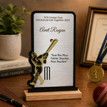 Custom Cricket Team Wooden Table Stand | Love Craft Gifts™
