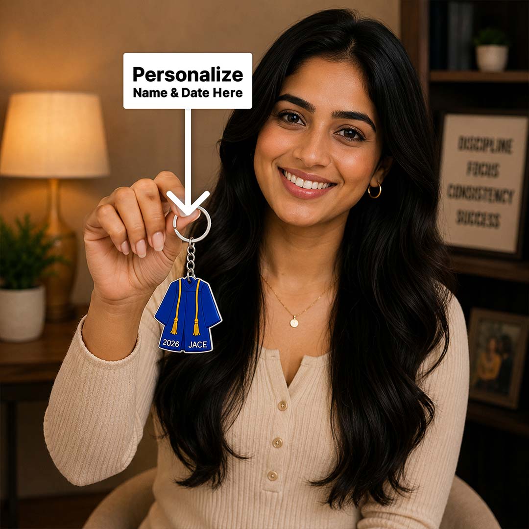 Custom Graduation Acrylic Keychain Personalized Graduation Keepsake | Love Craft Gifts™