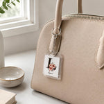 Custom Initial Floral Keychain | Love Craft Gifts™