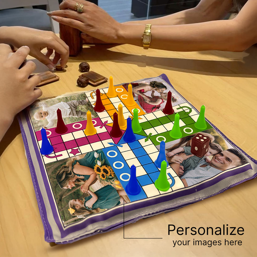 Personalized Photo Ludo Game Mat | Love Craft Gifts