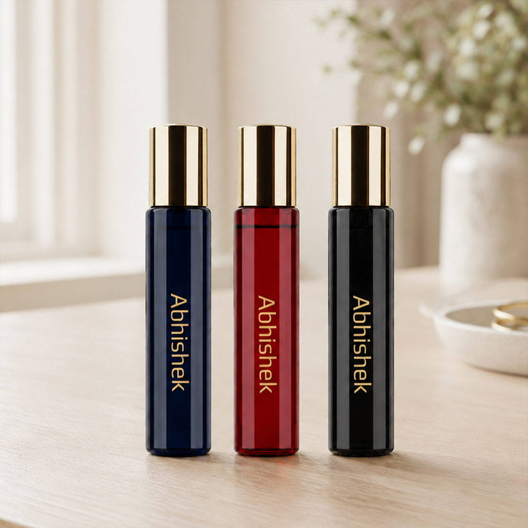 Custom Name Mini Perfume Gift Box for Men Personalized Fragrance Set | Love Craft Gifts™