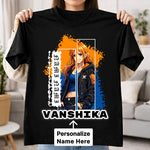 Personalized Nami Anime Name T-Shirt for Women – Custom Printed Black Tee | Love Craft Gifts