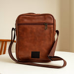 Personalized Unisex Side Bag – Custom Name Crossbody in Black & Brown | Love Craft Gifts