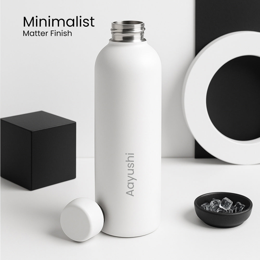 Custom White  Water Bottle | Love Craft Gifts