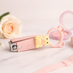 Personalized Baby Nail Cutter – Pink | Custom Name | Safe for Newborns | Love Craft Gifts