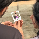 Polaroid Style Customized Couple Car Hanger – 3×2" | Love Craft Gifts