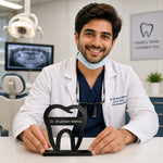 Personalized Dentist Name Plate 3.5x4" | Custom Dental Clinic Desk Decor | Love Craft Gifts™