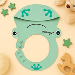 Frog-Themed Personalized Silicone Baby Bib | Love Craft Gifts