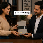 Personalized Premium Leatherette Diary with Custom Name | Professional Corporate Gift for Men & Women - 5.5x8.3" | Love Craft Gifts™