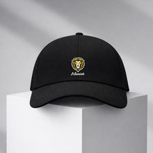 Personalized Lion Head Printed Black Cap