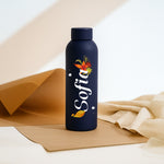 Personalized Floral Name Water Bottle | Love Craft Gifts