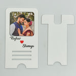 Personalized Couple Mobile Stand – Custom Photo & Name Phone Holder Gift | Love Craft Gifts