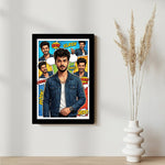 Personalized Comic Style Portrait Wall Frame (8×12 Inch) | Love Craft Gifts