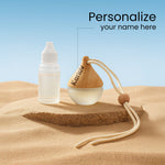 Personalized Wooden Car Hanging Perfume Bottle (Lemon Twist, Lavender, Ocean Meadow) | Love Craft Gifts