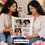 Personalized Best Mom Ever Photo Cushion Cover | Custom Mother’s Day Gift for Mom, Mother & Family - 10x10" | Love Craft Gifts™