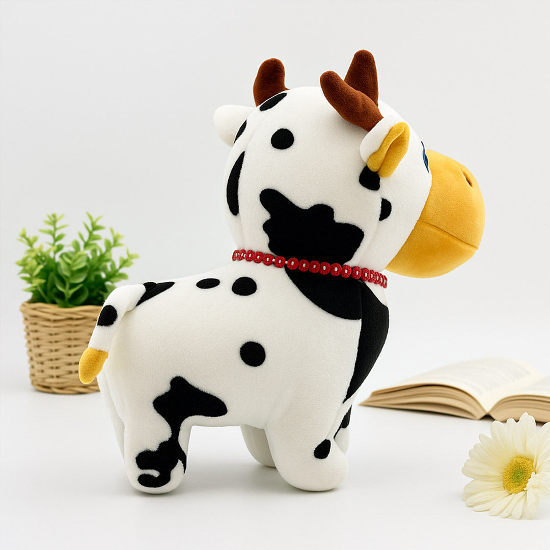 Adorable Cow Plush Toy – Soft Spotted Cattle Stuffed Animal for Kids | Love Craft Gifts