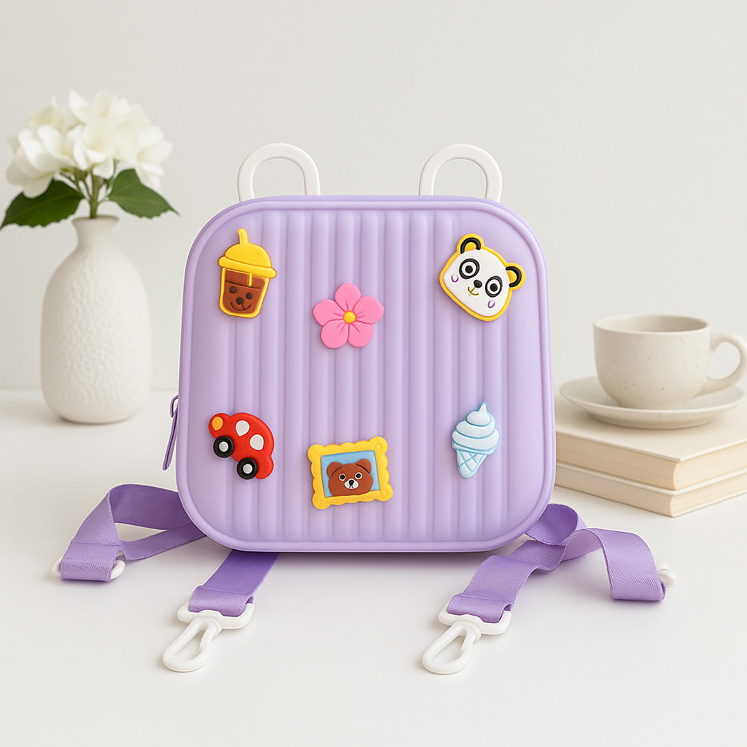 Personalized Kids Crossbody Bag – Cute Cartoon Charms & Custom Name Strap | Love Craft Gifts