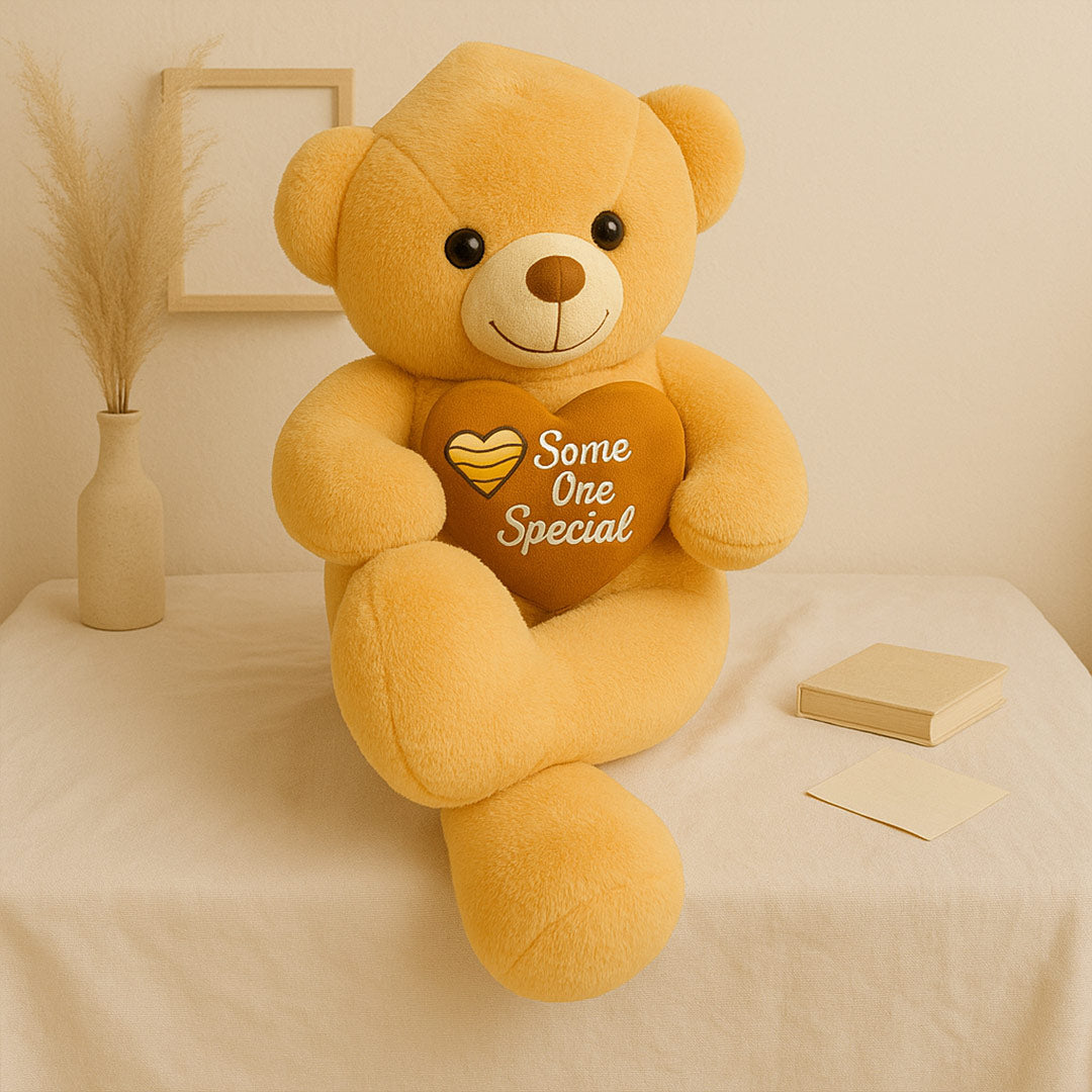 Someone Special Teddy Bear Plush – Heart Holding Gift for Loved Ones | Love Craft Gifts