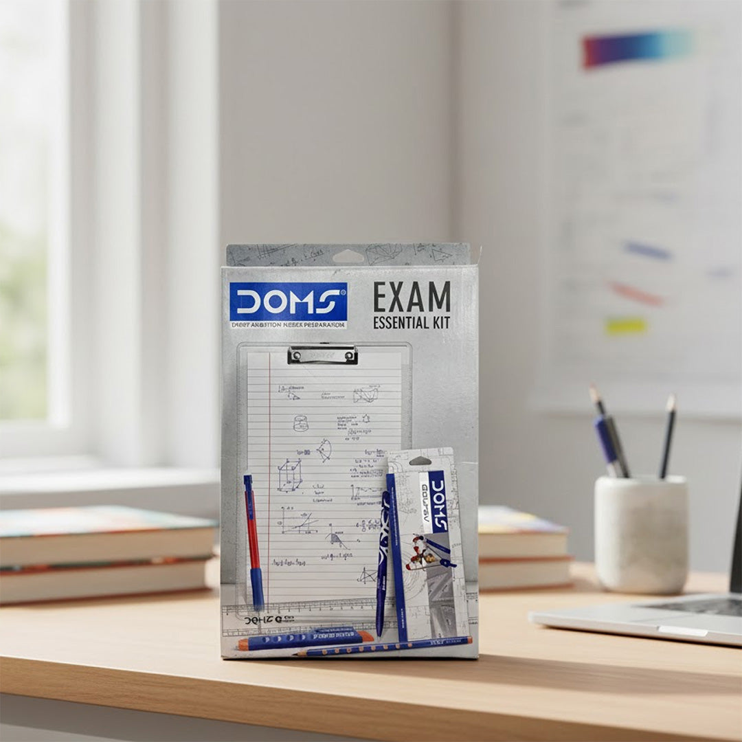 DOMS Exam Essential Stationery Kit (Multicolour) | Love Craft Gifts