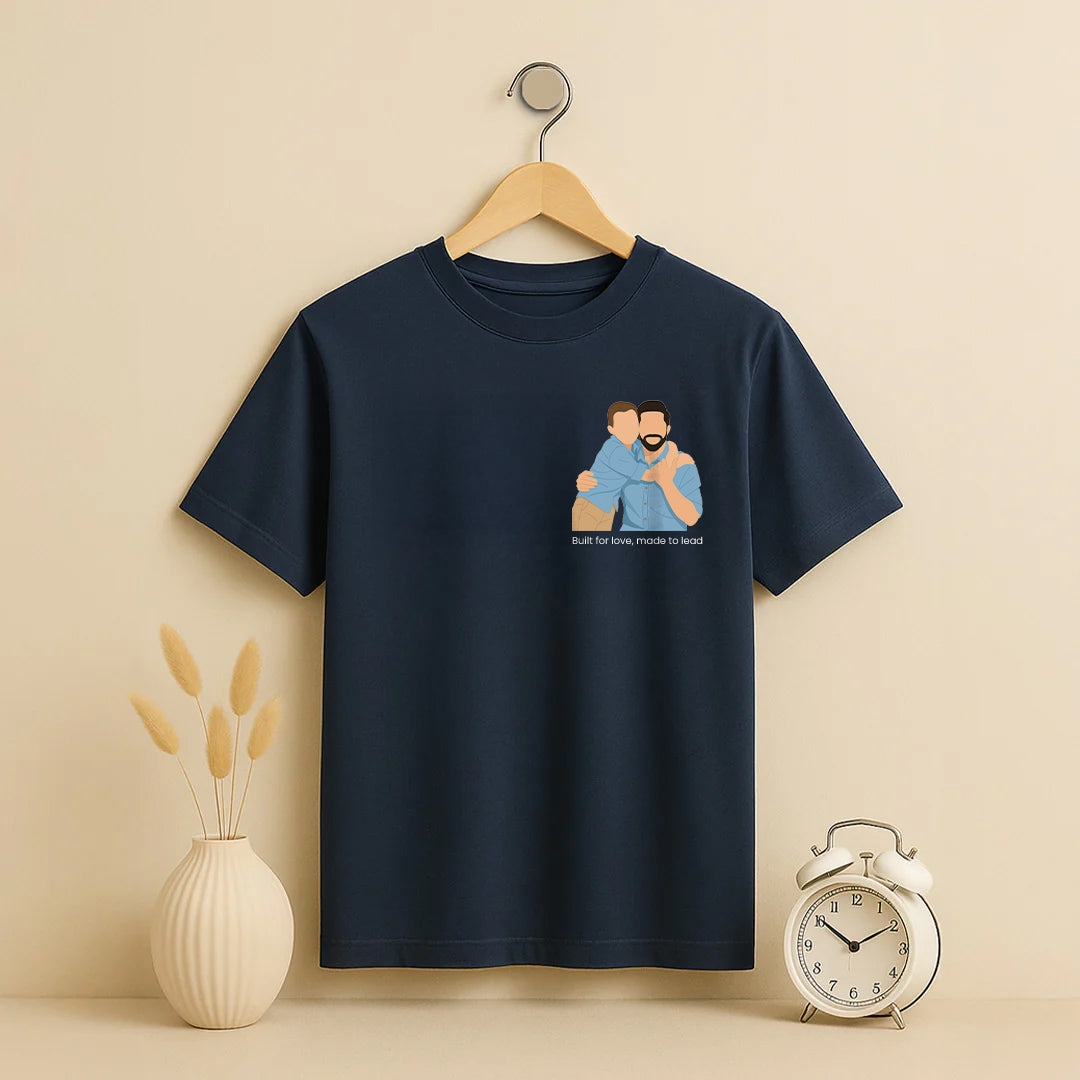 Father & Son Bonding T-Shirt – Built for Love, Made to Lead | Love Craft Gifts