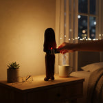 Personalized Illustrated Art Table Stand – 3×9" Custom Character Design | Love Craft Gifts