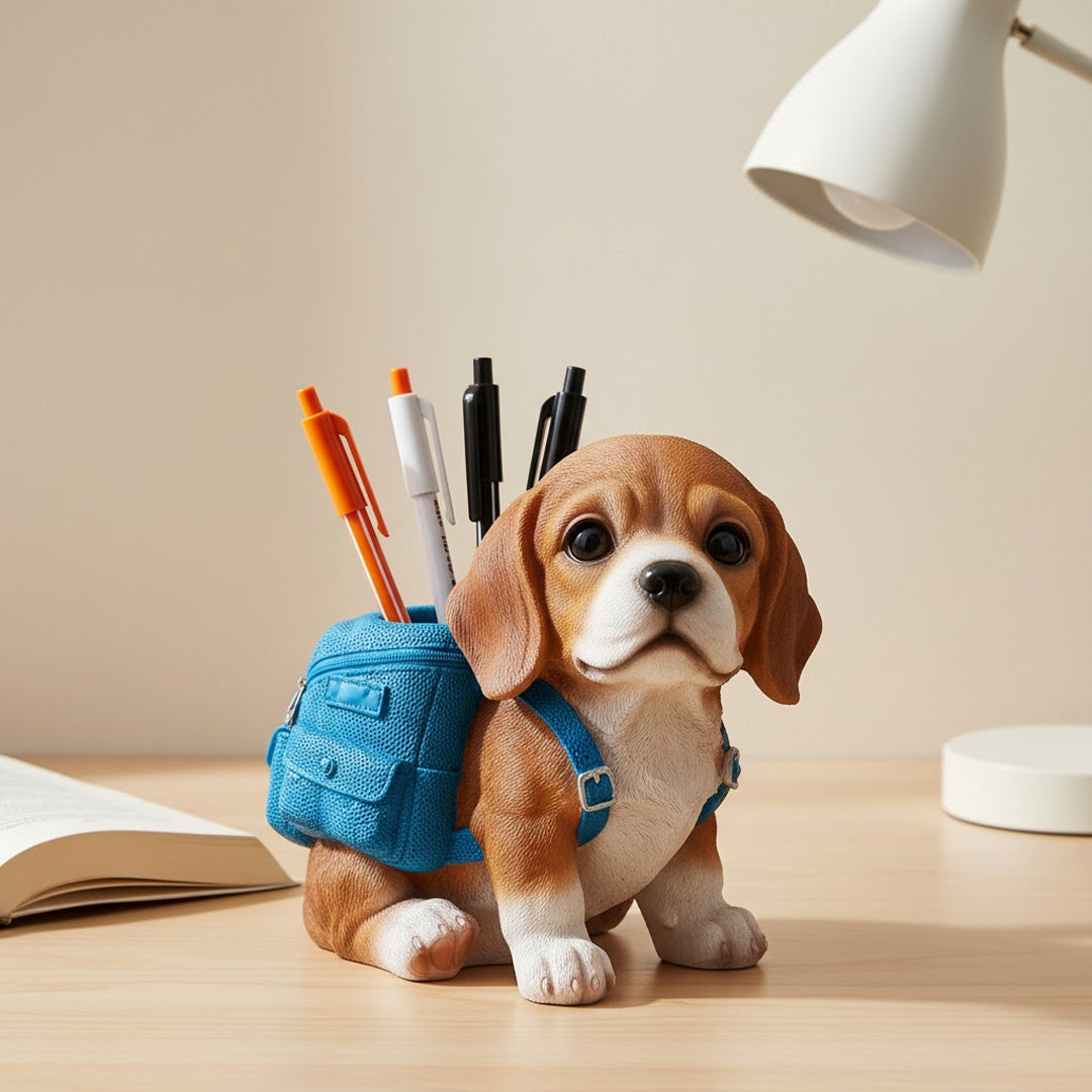 Cute Puppy Pen Stand – 20×14×10 cm | Love Craft Gifts