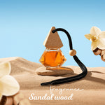 Diamond Shape Customized Car Hanging Perfume Bottle with Name | Love Craft Gifts