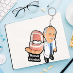 Dentist And Dental Keychain With Name