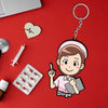 Nurse Keychain With Name